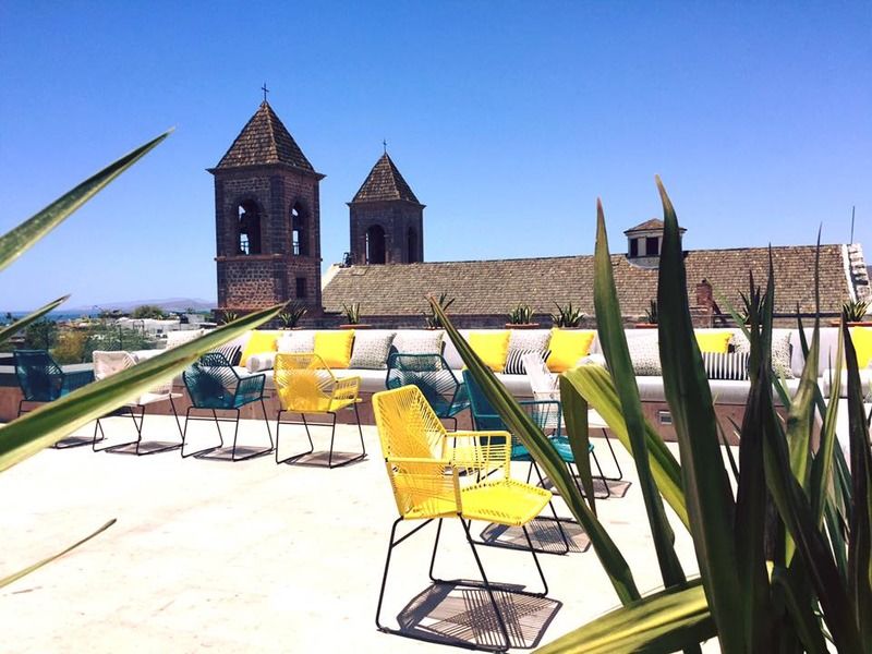 Hotel Catedral La Paz Exteriér fotografie Rooftop of the hotel
